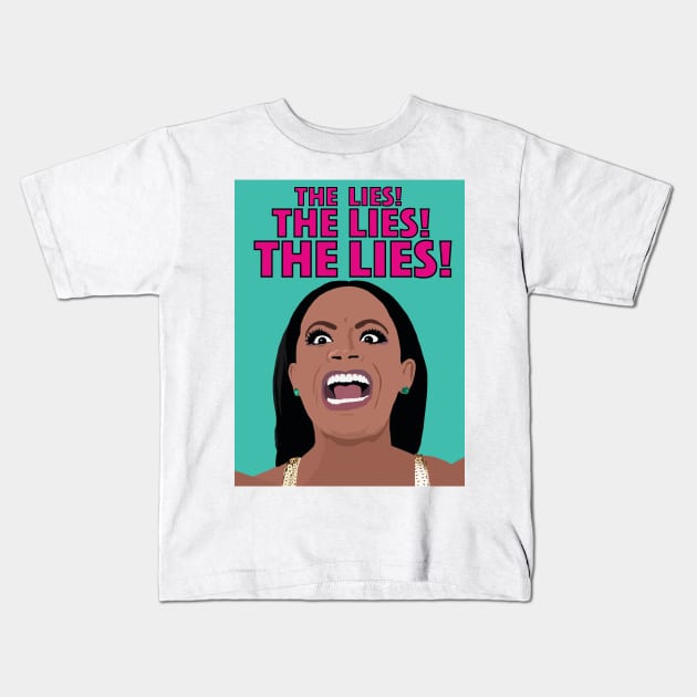 Kandi Burruss | THE LIES | Real Housewives of Atlanta (RHOA) Kids T-Shirt by theboyheroine